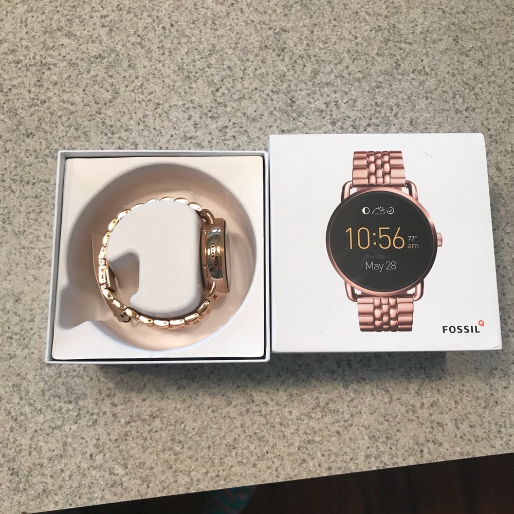 Fossil Q Rose Gold Smartwatch